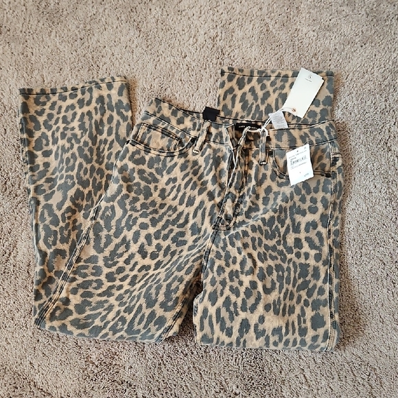 Good American Denim - NWT GOOD AMERICAN LEOPARD JEANS